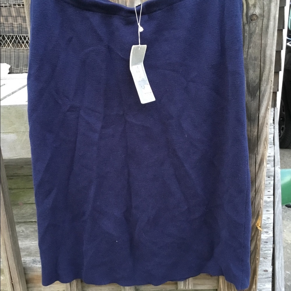 Eileen Fisher silk cotton pencil skirt